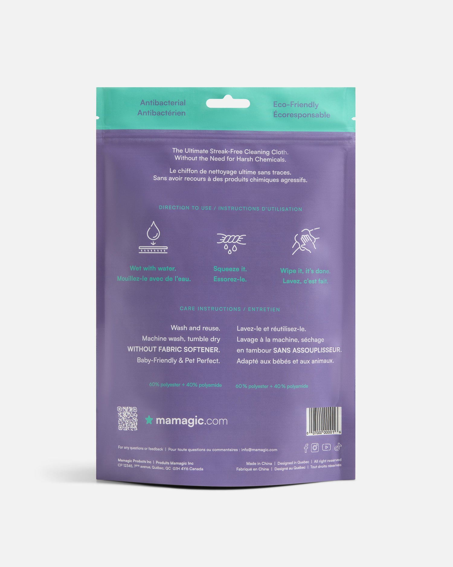 Nano Cloth™ – Streak-Free Cleaning With Just Water