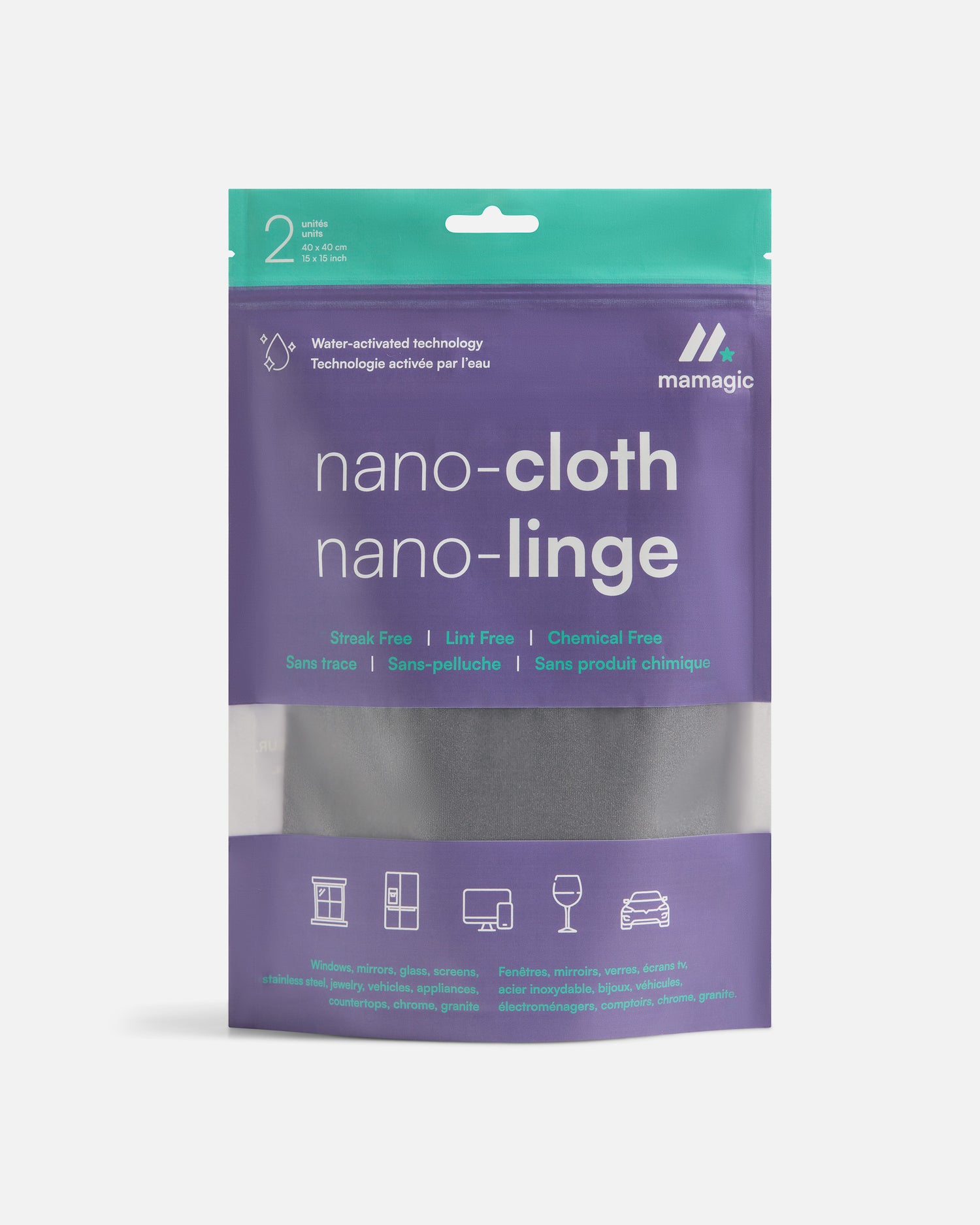 Nano Cloth™ – Streak-Free Cleaning With Just Water