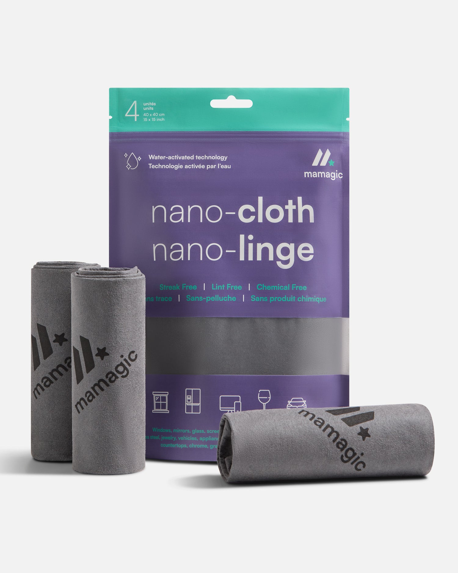 Nano Cloth™ – Streak-Free Cleaning With Just Water