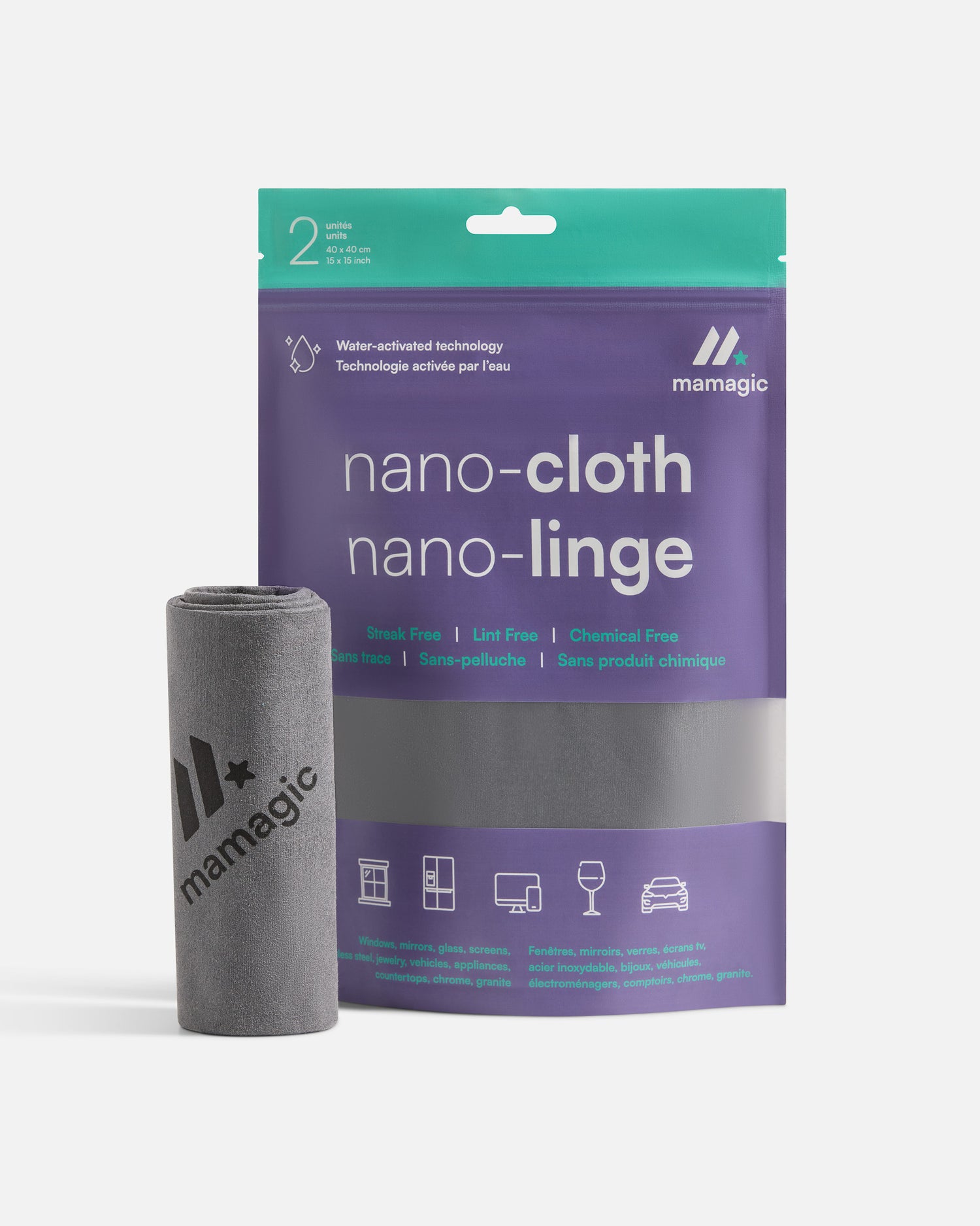 Nano Cloth™ – Streak-Free Cleaning With Just Water